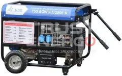 Сварочный генератор ТСС GGW 5.5/250E-R Открытая на раме TSS S460 trustenergo.ru