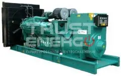 Дизельный генератор Cummins C1400D5 с АВР Открытая на раме Cummins KTA50G3 trustenergo.ru