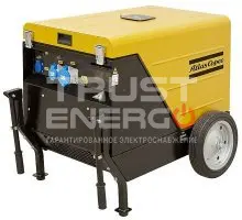 Бензиновый генератор Atlas Copco QEP S14 на шасси В кожухе Honda GX630 trustenergo.ru