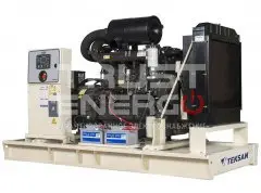 Дизельный генератор Teksan TJ133DW5C Открытая на раме Doosan D1146T