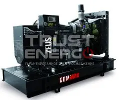 Дизельный генератор Genmac G900PO с АВР Открытая на раме Perkins 4008-TAG1A trustenergo.ru
